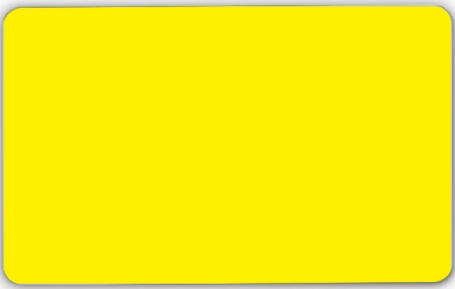 Tarjeta de policarbonen blanco amarillo