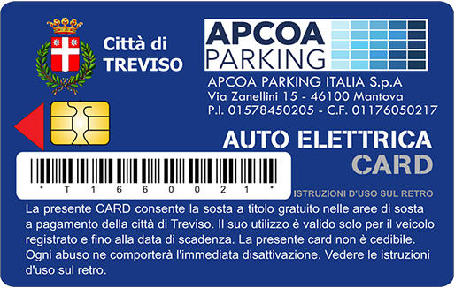 Auto Elettrica policarbonbio PVC ECO tarjetas